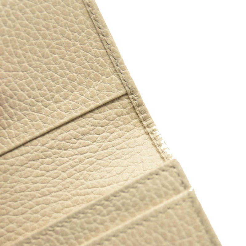 GG MARMONT CARD CASE WALLET White Cream