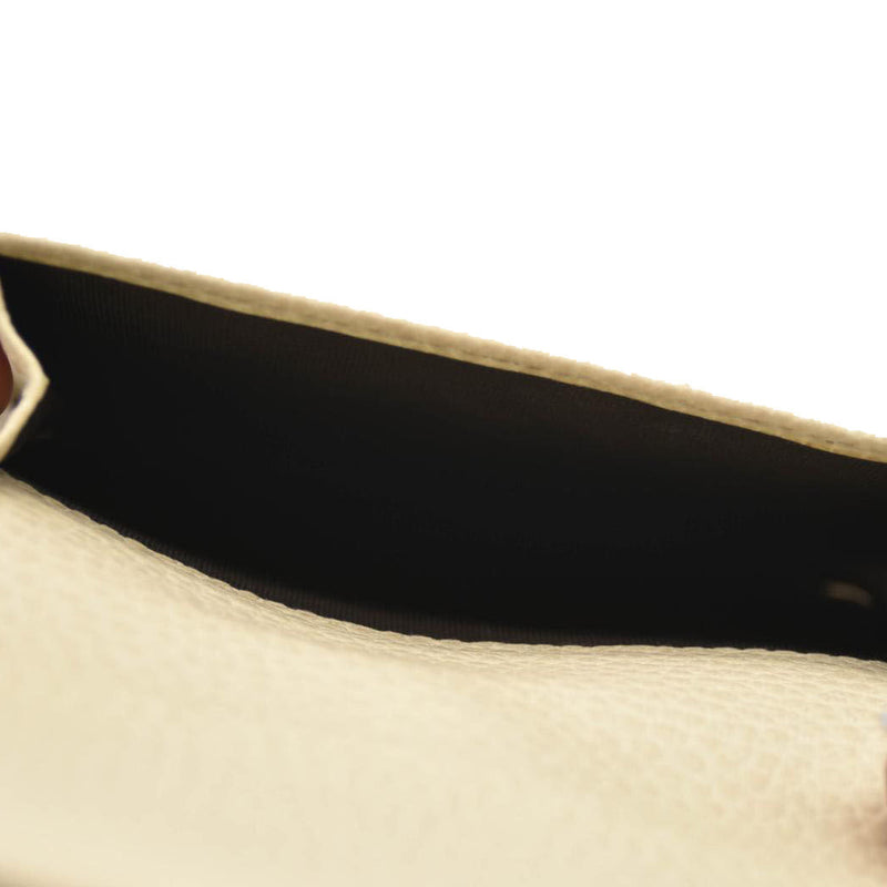 GG MARMONT CARD CASE WALLET White Cream
