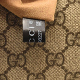 GUCCI GG Supreme Monogram Calfskin Medium Padlock Shoulder Bag Beige Black Cuir