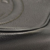 GUCCI Pebbled Calfskin Small Soho Disco Bag Black