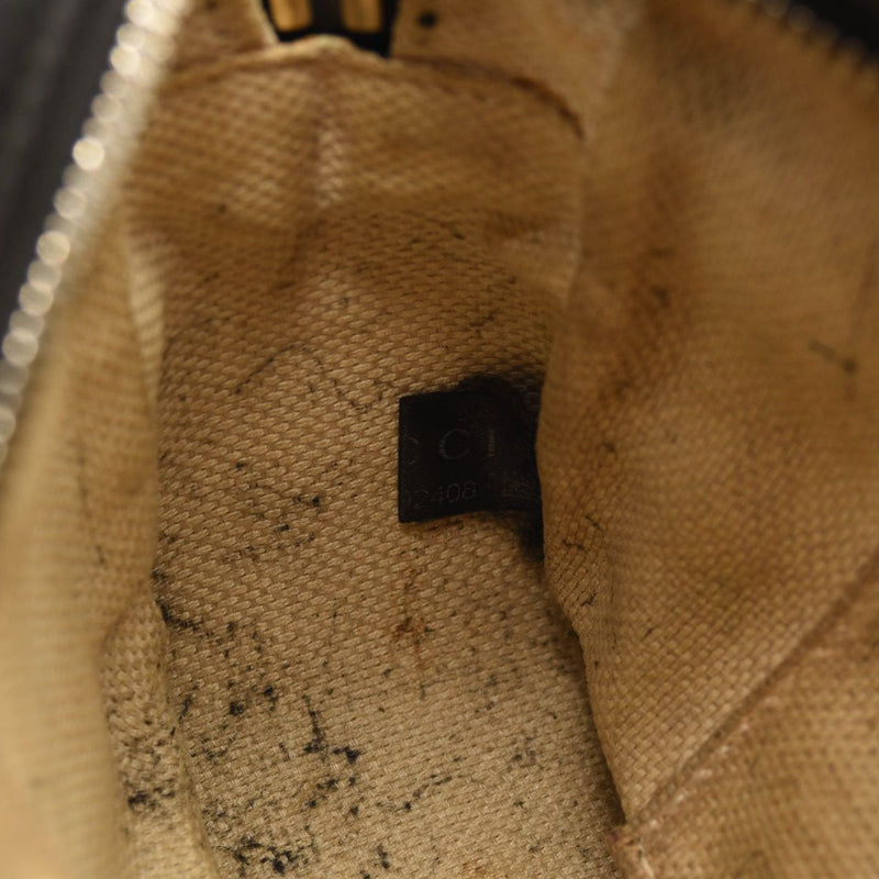GUCCI Pebbled Calfskin Small Soho Disco Bag Black