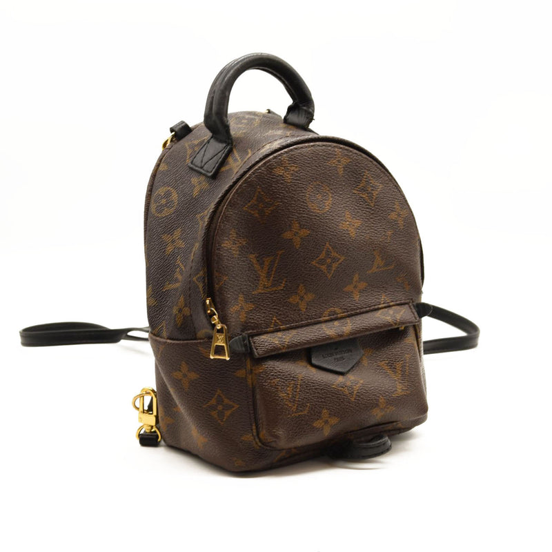 LOUIS VUITTON Monogram Palm Springs Backpack Mini