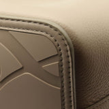 NEW CHRISTIAN LOUBOUTIN Calfskin Spikes Small East West Cabata Tote Light Grey