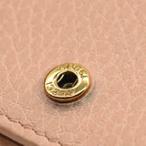 GUCCI Calfskin Butterfly Farfalla Compact Wallet Perfect Pink