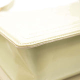 CHANEL Chanel Mint Green Quilted Patent Leather Medium Boy Flap Bag