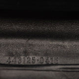 Gucci Calfskin Matelasse GG Marmont Card Case Wallet Black
