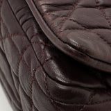 Dior Cannage Lambskin Large Flap Shoulder Bag (SHF-17526)