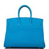 Hermes Bleu Frida Epsom Birkin 35cm Gold Hardware