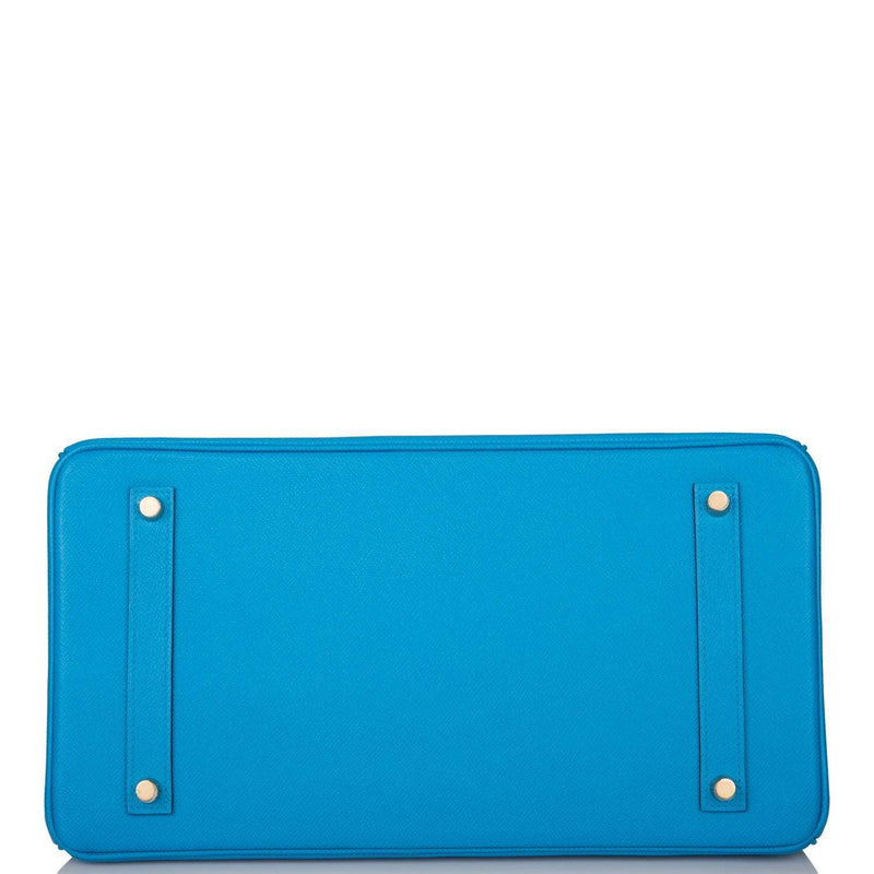 Hermes Bleu Frida Epsom Birkin 35cm Gold Hardware