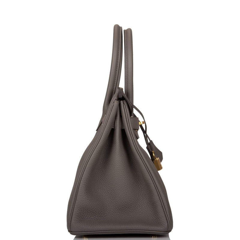 Hermes Etain Togo Birkin 30cm Gold Hardware
