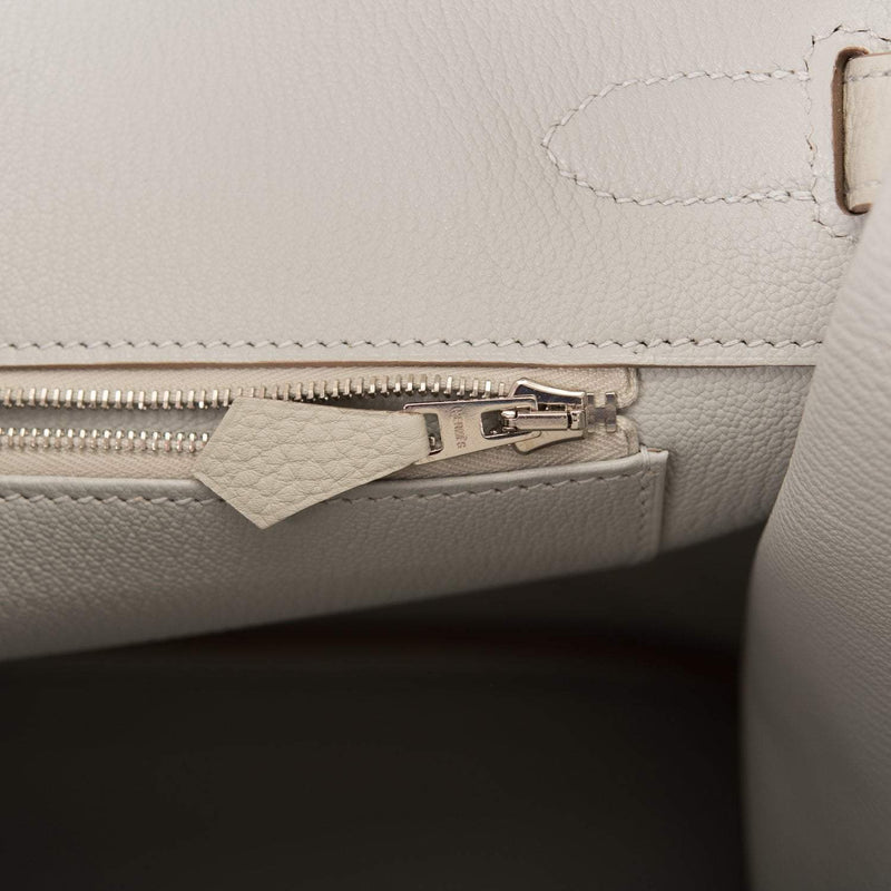 Hermes Gris Perle Togo Birkin 35cm Palladium Hardware