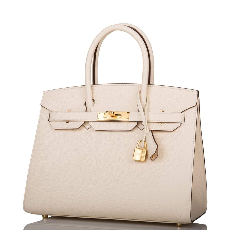 Hermes Nata Epsom Sellier Birkin 30cm Gold Hardware
