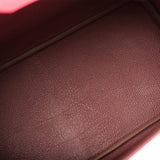 Hermes Birkin 30cm Bi-Color Rose Azalee and Bordeaux Epsom Gold Hardware