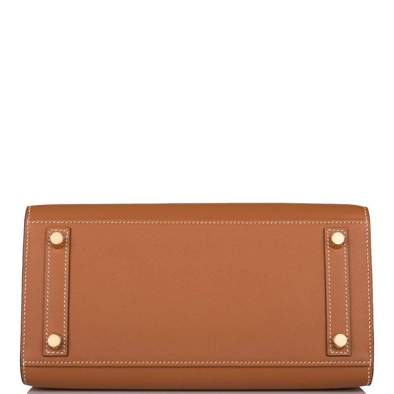 Hermes Birkin Sellier 25 Gold Veau Madame Gold Hardware
