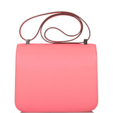 Hermes Rose D'Ete Verso Evercolor Constance 24cm Palladium Hardware