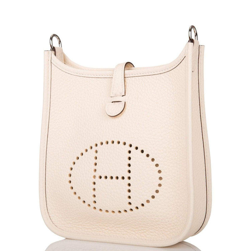 Hermes Nata Clemence Evelyne TPM Bag Palladium Hardware
