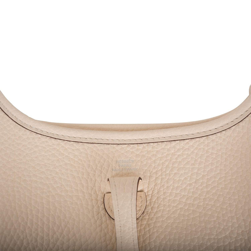 Hermes Nata Clemence Evelyne TPM Bag Palladium Hardware