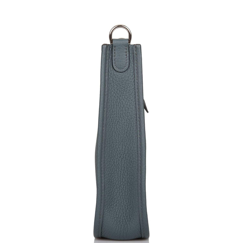 Hermes Bleu Orage Clemence Evelyne TPM Bag Palladium Hardware