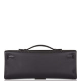 Hermes Black Swift Kelly Cut Palladium Hardware