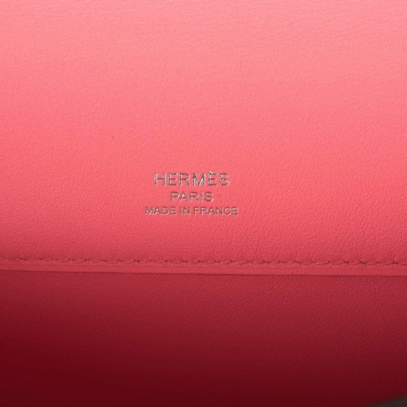 Hermes Rose D'ete Swift Kelly Cut Palladium Hardware