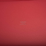 Hermes Rose Sakura Clemence Picotin Lock 18cm Palladium Hardware
