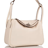 Hermes Lindy 26cm Nata Verso Swift Palladium Hardware