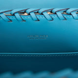 Hermes Bleu du Nord Swift Mini Picnic Kelly Bag 20cm Palladium Hardware