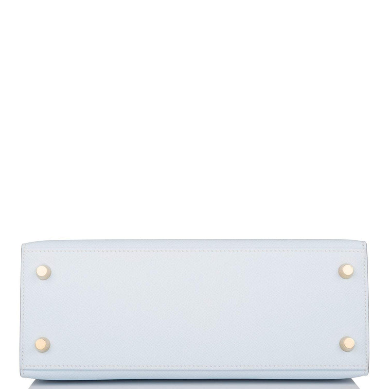 Hermes Bleu Brume Epsom Sellier Kelly 25cm Gold Hardware