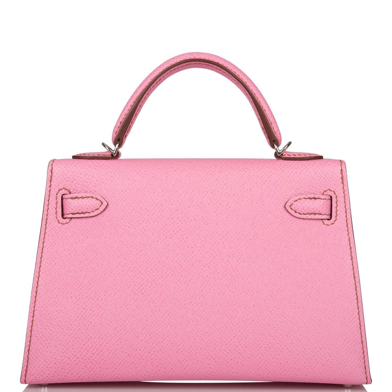 Hermes Bubblegum 5p Epsom Sellier Kelly 20cm Palladium Hardware
