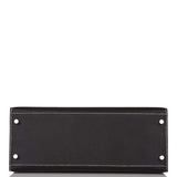 Hermes Kelly 28cm Bi-Color Black and Craie Epsom Sellier Brushed Palladium Hardware