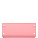 Hermes Rose Confetti Epsom Sellier Kelly 28cm Palladium Hardware