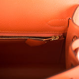 Hermes Feu Epsom Sellier Kelly 25cm Gold Hardware