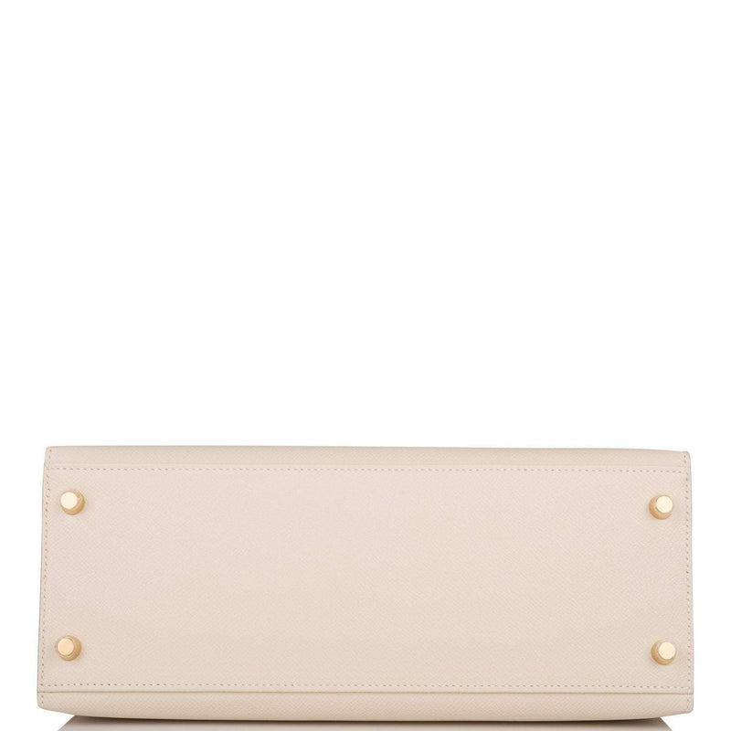 Hermes Craie Epsom Sellier Kelly 28cm Gold Hardware