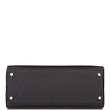 Hermes Black Togo Retourne Kelly 28cm Palladium Hardware