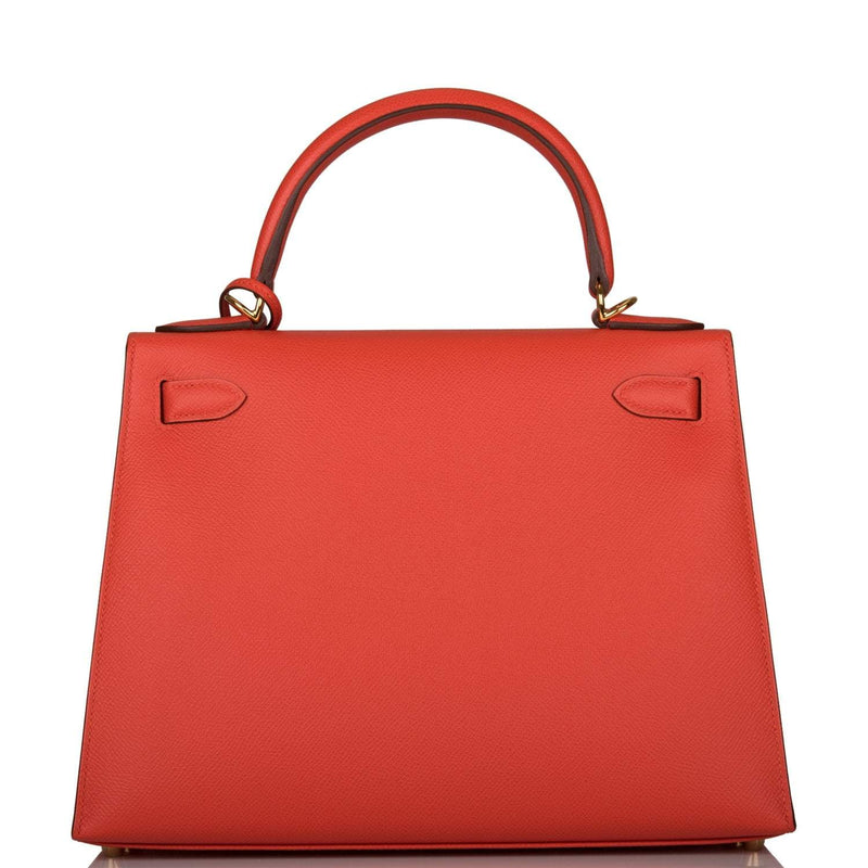 Hermes Capucine Epsom Sellier Kelly 28cm Gold Hardware