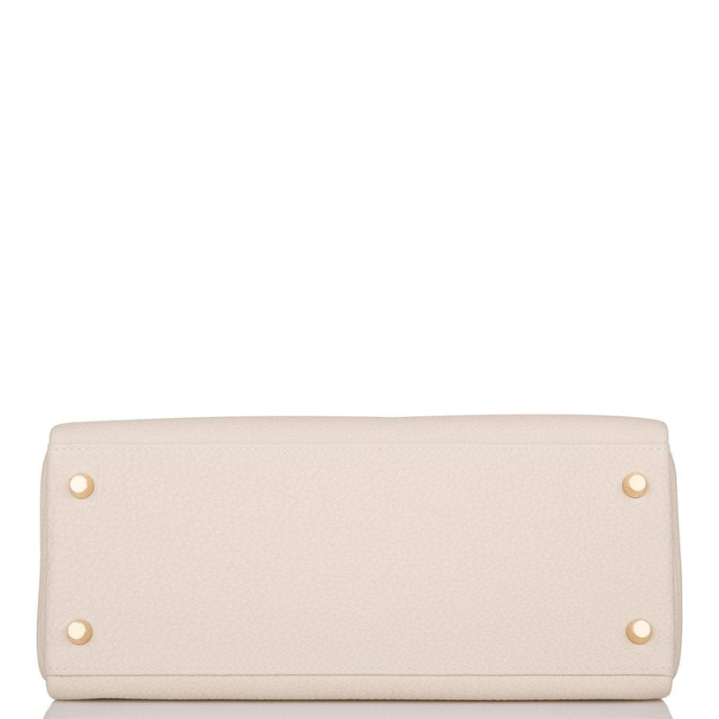 Hermes Craie Togo Retourne Kelly 28cm Gold Hardware