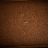 Hermes Picotin Lock 18 Alezan and Biscuit Clemence Palladium Hardware