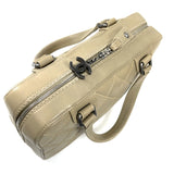 CHANEL Vintage Surpique Bowler Bag