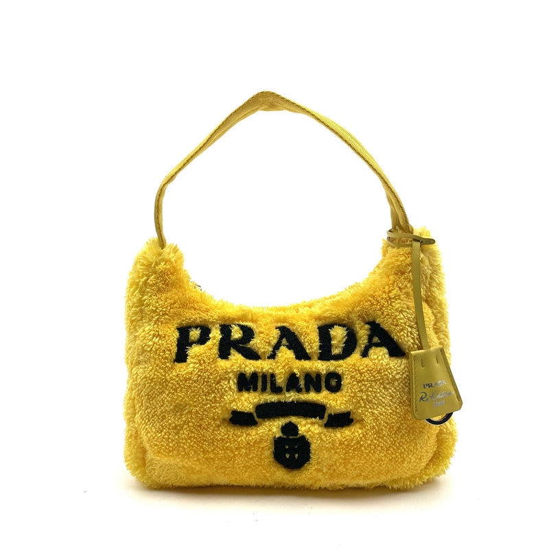 PRADA Re-Edition 2000 Mini Terry Cloth Shoulder Bag