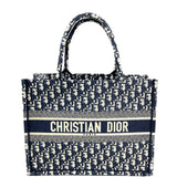 CHRISTIAN DIOR Oblique Canvas Small Book Tote