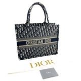 CHRISTIAN DIOR Oblique Canvas Small Book Tote