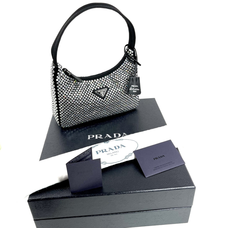 PRADA Crystal Re-Edition 2000 Mini Bag