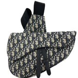DIOR HOMME Saddle Bag Blue Oblique