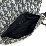 DIOR HOMME Saddle Bag Blue Oblique