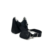PRADA Re-Edition 2005 Bag - Black Multi Set