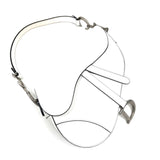 CHRISTIAN DIOR White Leather Saddle Bag