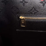 LV Onthego X Uf Black and Tufted Gm Red Monogram Canvas Tote