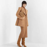 PEEKABOO ISEEU SMALL Beige Sheepskin Bag