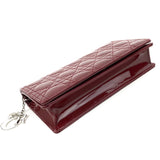 CHRISTIAN DIOR  Lady Dior Pouch Red Patent