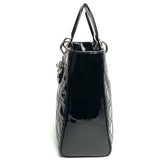 CHRISTIAN DIOR Large Patent Lady Dior Bag